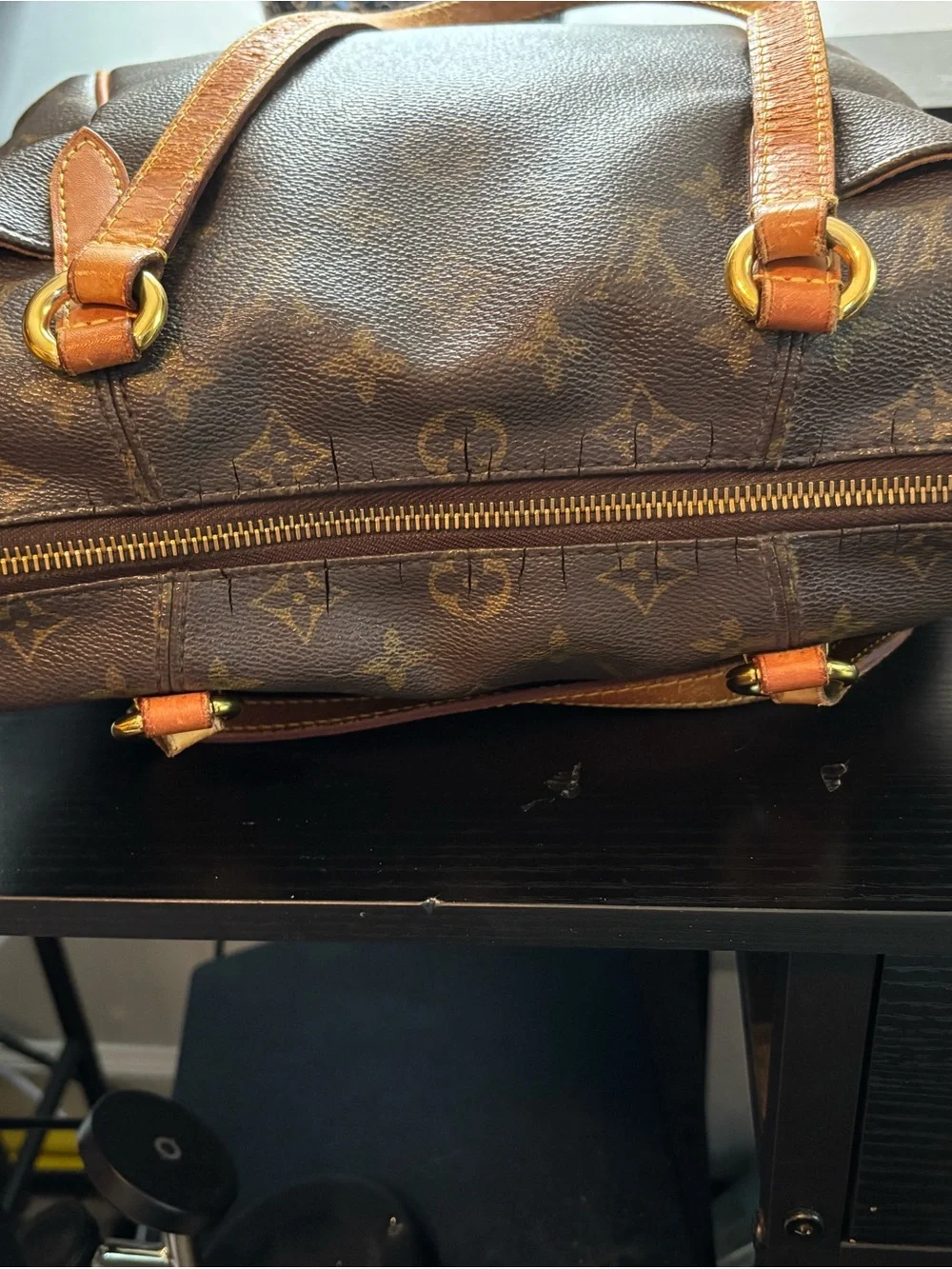 Authentic Louis Vuitton Monogram Totally PM Tote Shoulder Bag Discontinued